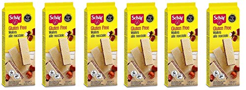 6x Schär Wafers alle nocciole Gluten Free Waffel mit Haselnüssen 125g glutenfreies Produkt 6x Schär Wafers alle nocciole Gluten Free Waffel mit Haselnüssen 125g glutenfreies Produkt von Schär