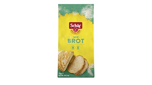 Schär Mix B - Brot Mix Backmischung glutenfrei 1kg, 10er Pack von Schär