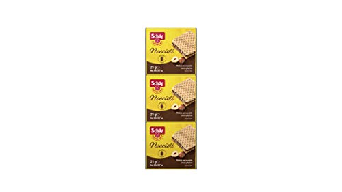 Schär Nocciolí- Haselnussschnitte glutenfrei 63g, 14er Pack von Schär