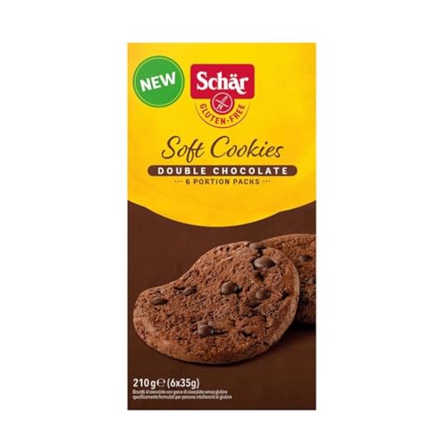 Schär Soft Cookies Double Chocolate, 6 x 35g Schär Soft Cookies Double Chocolate, 6 x 35g von Schär