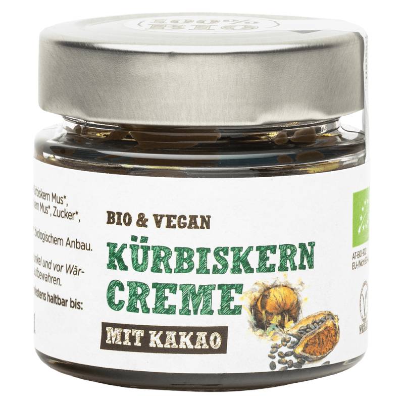 Bio Kürbiskern Creme mit Kakao von Schalk Mühle