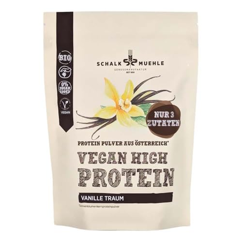 Schalk Mühle Protein Pulver, Sonnenblumenkern mit Vanille, 200g (1) von Schalk Mühle