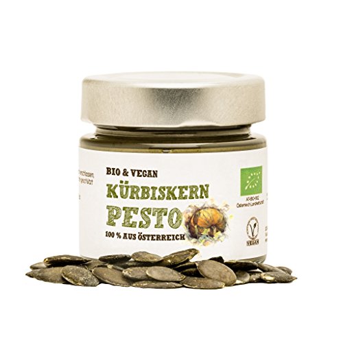 Steirisches Kürbiskern Pesto (bio & vegan) - 80 g Glas von Schalk Mühle