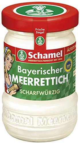 Schamel Meerrettich Scharfwürzig, 12er Pack (12 x 145 g) von Schamel