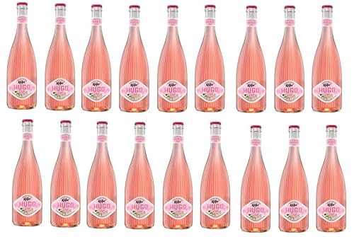 18 Flaschen Käfer Hugo rose Holunderblüte Limette rose a 750ml 7% Vol. + Space Riegel gratis 45g 18 Flaschen Käfer Hugo rose Holunderblüte Limette rose a 750ml 7% Vol. + Space Riegel gratis 45g von Schaumwein