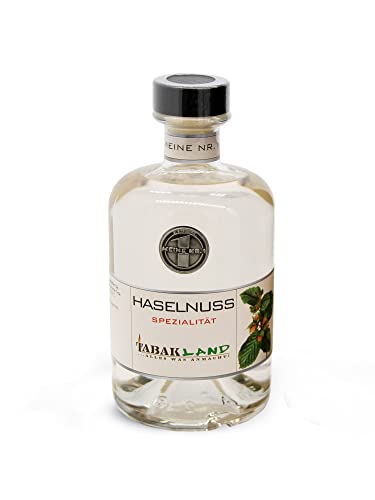 Haselnuss Schnaps feine Spirituose mit Nougat Aroma | Premium Nussschnaps mit leckerer Karamellnote | 38% Vol. 500ml vegan Geschenk von Tabakland