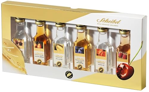 Scheibel Premium Diamanten | Miniaturen Geschenkset | 6 x 2cl. von Scheibel