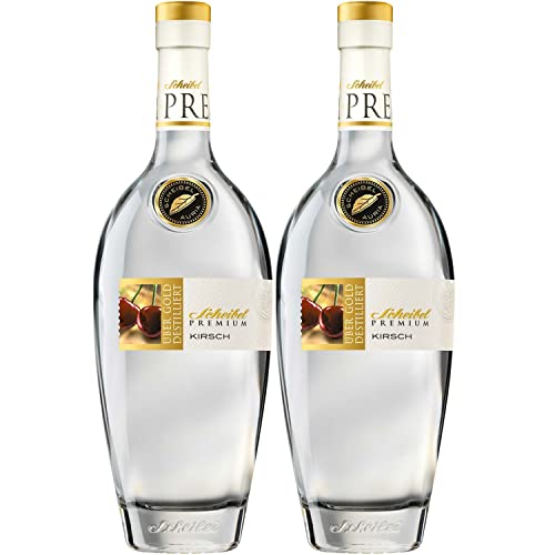 Scheibel Premium Kirsch Schwarzwälder Kirschwasser Edelbrand I Visando Paket (2 x 0,7 Liter) von Scheibel