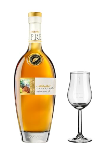 Scheibel Premium Plus Pina Gold Likör, 0,7 l Flasche + Aroma-Glas Scheibel Premium Plus Pina Gold Likör, 0,7 l Flasche + Aroma-Glas von Scheibel