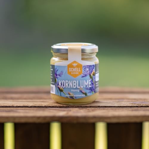 Deutscher Kornblumenhonig 250g - Imkerei Schell - cremig gerührter Honig aus eigener Produktion - 100% Deutscher Honig Deutscher Kornblumenhonig 250g - Imkerei Schell - cremig gerührter Honig aus eigener Produktion - 100% Deutscher Honig von Schell & Söhne