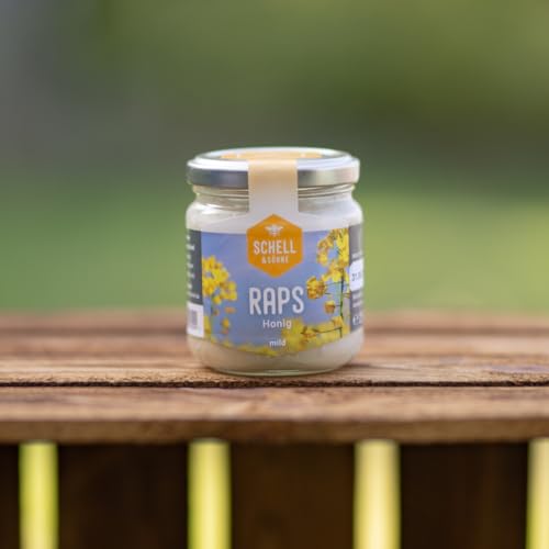 Deutscher Rapshonig 250g - Imkerei Schell - cremig gerührter Honig aus eigener Produktion - 100% Deutscher Honig Deutscher Rapshonig 250g - Imkerei Schell - cremig gerührter Honig aus eigener Produktion - 100% Deutscher Honig von Schell & Söhne