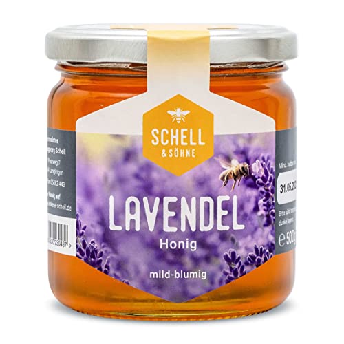 SCHELL & SÖHNE Französischer Lavendelhonig 500g - Imkerei - flüssiger Honig aus der Provence von Schell & Söhne