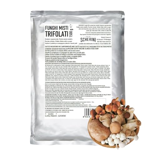 Trifold Gemischte Pilze, 1500 g, ideal für Gastronomie Trifold Gemischte Pilze, 1500 g, ideal für Gastronomie von Scherini Valtellina
