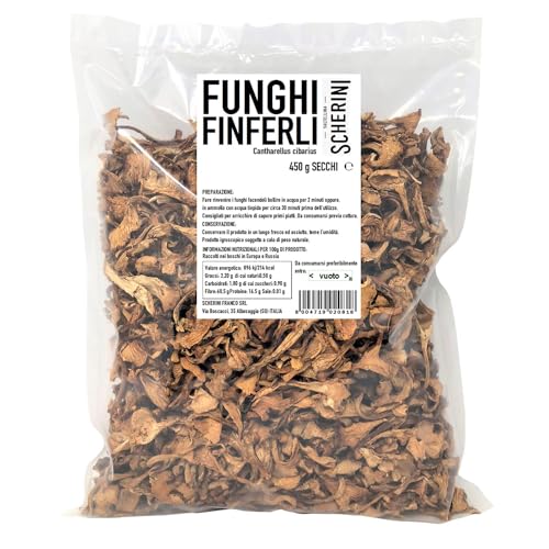 Scherini Valtellina - Feine getrocknete Pfifferling-Pilze für Feinschmecker 450g Scherini Valtellina - Feine getrocknete Pfifferling-Pilze für Feinschmecker 450g von Scherini Valtellina