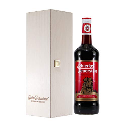 Schierker Feuerstein Kräuterlikör mit Geschenk-Holzkiste Schierker Feuerstein Kräuterlikör mit Geschenk-Holzkiste von Schierker Feuerstein