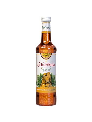 Schierkuja Likör, mit Harz Glitzer, 15% Vol, 0,7l – Mix aus Schierker Feuerstein & fruchtiger Maracuja – Als Aperitif mit Spritz oder Tonic & als Shot Schierkuja Likör, mit Harz Glitzer, 15% Vol, 0,7l – Mix aus Schierker Feuerstein & fruchtiger Maracuja – Als Aperitif mit Spritz oder Tonic & als Shot von Schierkuja Harz-Glitzer