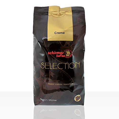 Schirmer Selection Cafe Creme - 8 x 1kg ganze Kaffee-Bohne von Schirmer