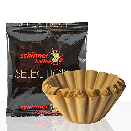 Schirmer Selection Jubiläum 42 x 70g Kaffee gemahlen + 50 Korbfilter, Servicepaket von Schirmer