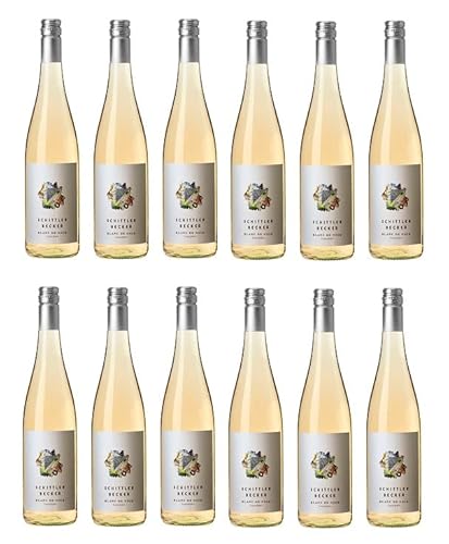 12x 0,75l - Schittler-Becker - Blanc de Noir - Merlot - Qualitätswein Rheinhessen - Deutschland - Weißwein trocken 12x 0,75l - Schittler-Becker - Blanc de Noir - Merlot - Qualitätswein Rheinhessen - Deutschland - Weißwein trocken von Schittler-Becker