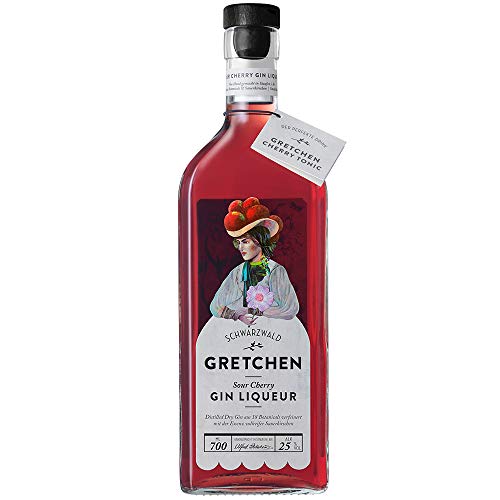 GRETCHEN Schwarzwald Sour Cherry Gin Liqueur, natürlich fruchtig und harmonisch herb (1 x 0.7l) von Schladerer