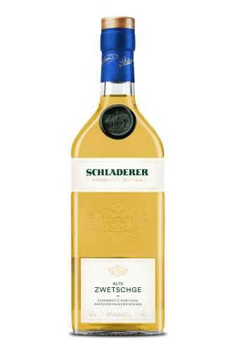 Schladerer Alte Zwetschge, edle Spirituose aus dem Schwarzwald, mind. 12 Monate im Eichenfass gelagert, mit Zwetschgen aus der Region (1 x 0.7 l) von Schladerer
