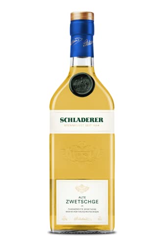 Schladerer Alte Zwetschge, edler Obstbrand aus dem Schwarzwald, mind. 12 Monate im Eichenfass gelagert, mit Zwetschgen aus der Region (1 x 0.7 l) von Schladerer