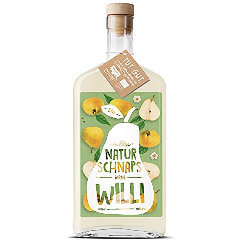 Schladerer Milder Bio-Naturschnaps WILLI - Bio Birnen-Spirituose 30% vol. - Obstler Spirituose natürlich, bio, vegan und handgemacht in Staufen (1 x 0.7l) von Schladerer