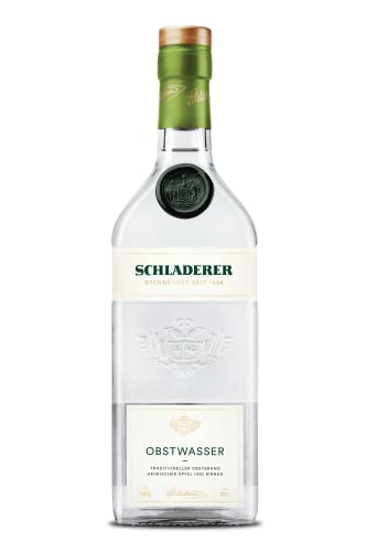 Schladerer Obstwasser, edler Obstbrand aus dem Schwarzwald, mild und klar mit Fruchtnoten sonnengereifter Früchte aus der Region (1 x 0.7 l) von Schladerer
