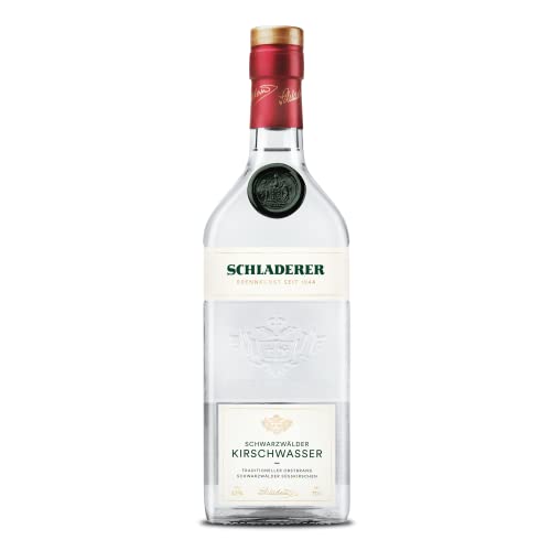 Schladerer Schwarzwälder Kirschwasser, edler Obstbrand aus dem Schwarzwald, traditionell aus Schwarzwälder Süßkirschen bester Lagen Obstbrände (1 x 700 ml) von Schladerer