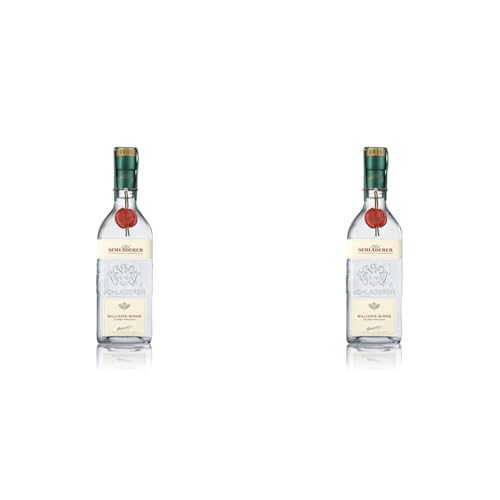 Schladerer Williams-Christ Birnenbrand, edler Obstbrand aus dem Schwarzwald, mild und fruchtig dank sonnengereifter Birnen aus der Region Obstbrände (1 x 350 ml) (Packung mit 2) von Schladerer
