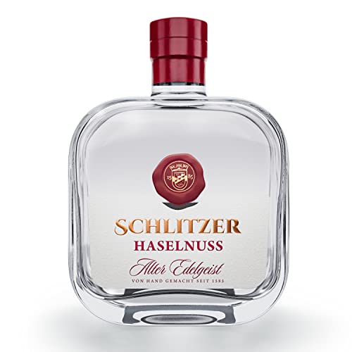 Schlitzer Alter Haselnuss Geist 42% vol. im Tonkrug gelagert (1 x 0.5l) von Schlitzer Destillerie
