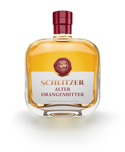 Schlitzer Alter Orangenbitter – Handgefertigte Orangen-Spirituose, gereift im Eichenfass (40% Vol.) – Intensiver Fruchtgenuss mit feinen Holznoten, 0,5L von Schlitzer Destillerie