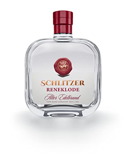 Schlitzer Premium Alter Reneklodenbrand 43% vol. - Handgefertigter Deutscher Obstbrand, Jahrelange Reifung im Tonkrug, 0,5 Liter von Schlitzer Destillerie