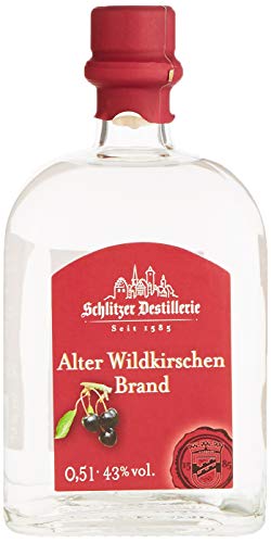 Schlitzer Destillerie Alter Wildkirschenbrand 43% vol, (1x 0,5l) von Schlitzer Destillerie