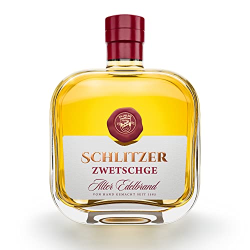 Schlitzer Alter Zwetschgen Brand – Edler Obstbrand aus Zwetschgen, gereift im Eichenfass (40% Vol.) – 0,5L von Schlitzer Destillerie