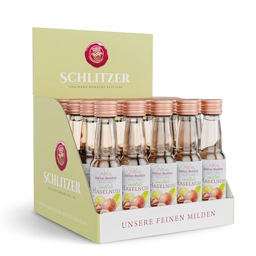 Schlitzer Haselnuss Minis 35% 25 x 0,02l von Schlitzer Destillerie