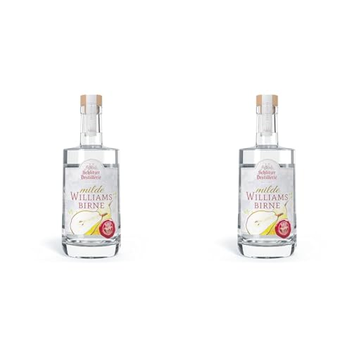 Schlitzer Milde Williams-Christ Birnen Spirituose - Sanft & Fruchtig, 35% Vol, Perfekt für Kenner (1x 0,5l) (Packung mit 2) von Schlitzer Destillerie