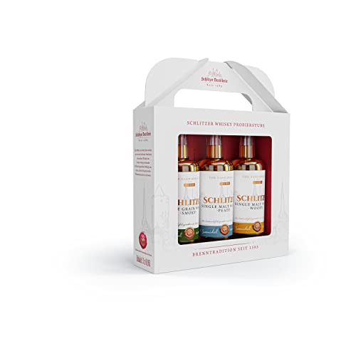 Schlitzer Destillerie Schlitzer Whisky Tasting Set Speziallagerungen-Box (3x 0,05L), 0,15 von Schlitzer Destillerie