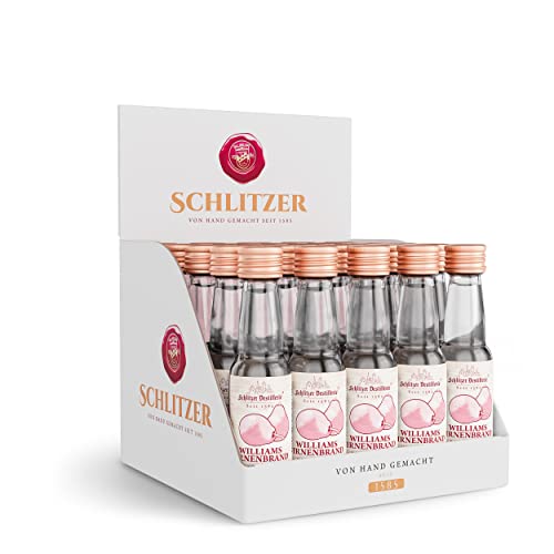 Schlitzer Williams Christ Birnenbrand Minis 40% (25 x 0,02l) von Schlitzer Destillerie