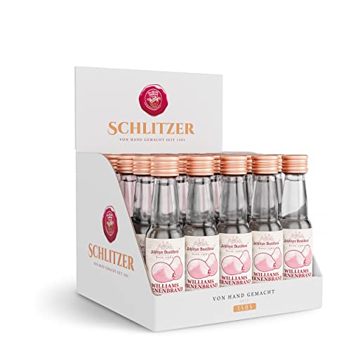 Schlitzer Destillerie Williams Christ Birnenbrand Minis 40% (25 x 0,02l) von Schlitzer Destillerie