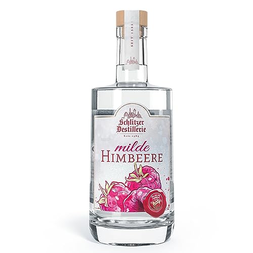 Schlitzer Milde Himbeere – Fruchtig-süße Spirituose mit feiner Vanillenote (35% Vol.) – 0,5L von Schlitzer Destillerie