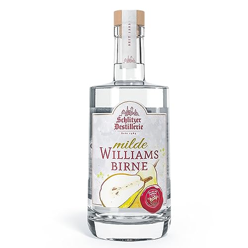 Schlitzer Milde Williams Birne der sanfte Genuss für Obstbrand-Liebhaber (1x 0,5l) von Schlitzer Destillerie