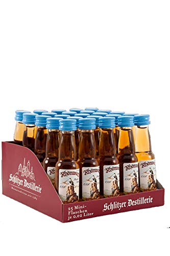 Aha Rhönwurz Kräuterlikör MINIATUREN 25x0,02 Liter von Schlitzer