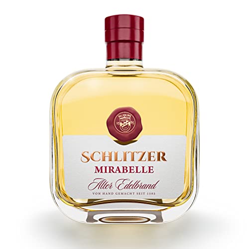 Schlitzer Alter Mirabellenbrand 43% Vol. – Edler Obstbrand aus vollreifen Mirabellen, in Eichenfässern gereift – 0,5L von Schlitzer Destillerie