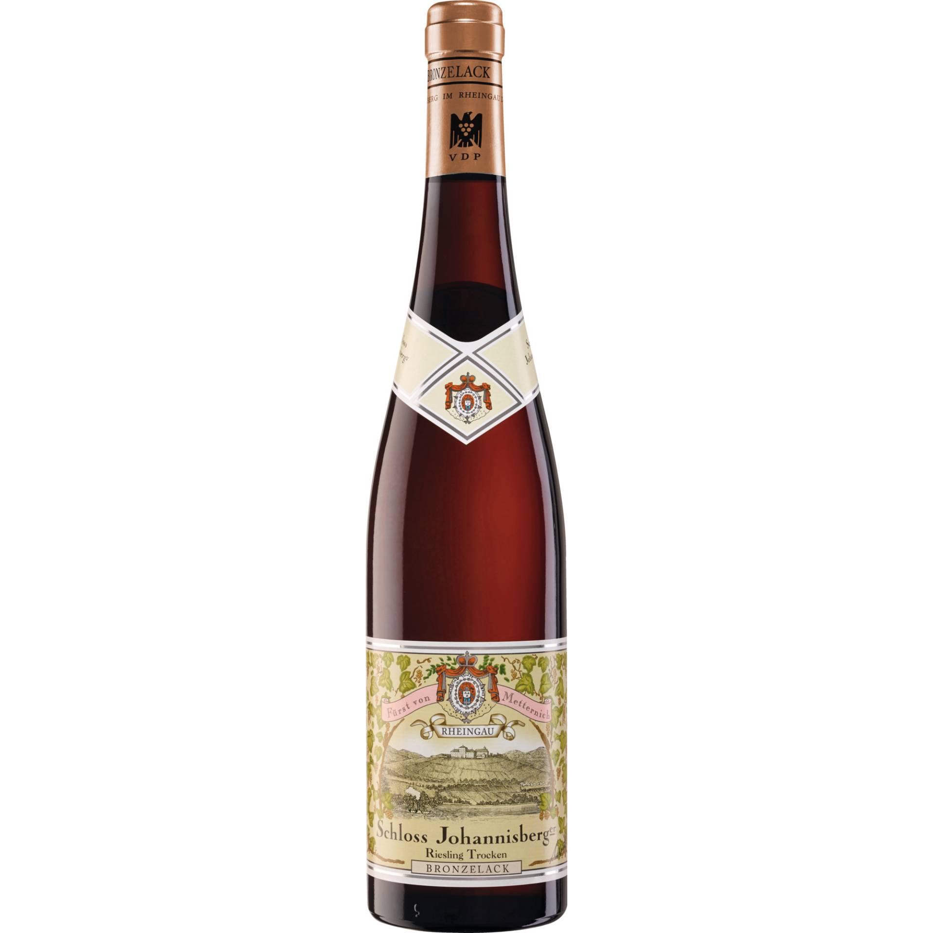Bronzelack Riesling, Trocken, Rheingau, Rheingau, 2023, Weißwein Bronzelack Riesling, Trocken, Rheingau, Rheingau, 2023, Weißwein von Schloss Johannisberg, D - 65366 Geisenheim