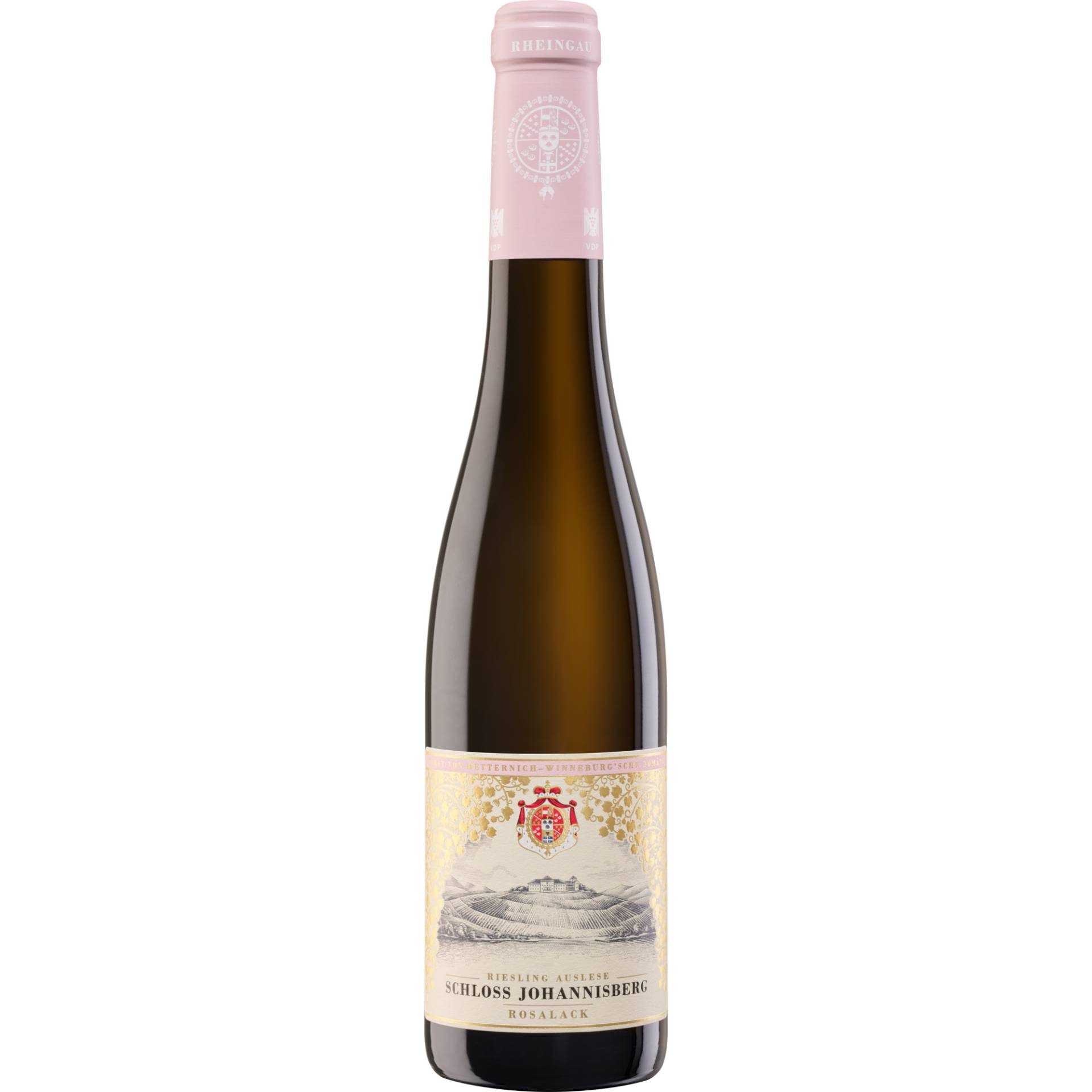 Rosalack Riesling Auslese, Rheingau 0,375 L, Rheingau, 2022, Weißwein Rosalack Riesling Auslese, Rheingau 0,375 L, Rheingau, 2022, Weißwein von Schloss Johannisberg, D - 65366 Geisenheim