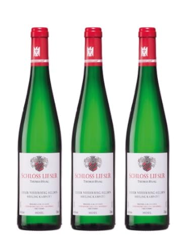 3x 0,75l - 2022er - Schloss Lieser - Lieser Niederberg Helden - Riesling Kabinett - Prädikatswein Mosel - Deutschland - Weißwein lieblich 3x 0,75l - 2022er - Schloss Lieser - Lieser Niederberg Helden - Riesling Kabinett - Prädikatswein Mosel - Deutschland - Weißwein lieblich von Schloss Lieser