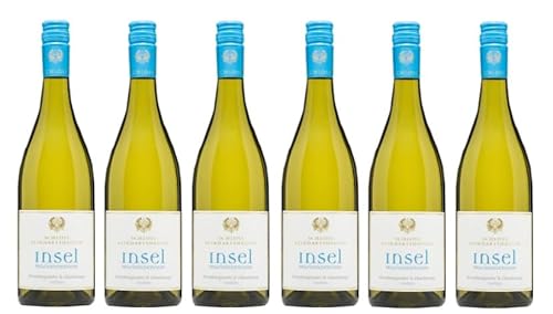 6x 0,75l - 2023er - Schloss Reinhartshausen - Insel Mariannenaue - Weißburgunder & Chardonnay - Qualitätswein Rheingau - Deutschland - Weißwein trocken von Schloss Reinhartshausen