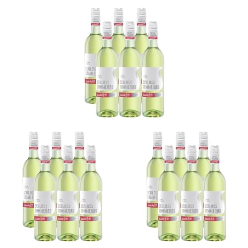 Schloss Sommerau Alkoholfreier Weißwein lieblich (6 x 0.75 l) (Packung mit 3) von Schloss Sommerau