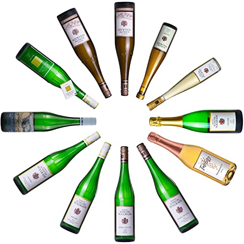 SCHLOSS VOLLRADS - Exquisites Riesling Probierpaket Set mit 12 verschiedenen Weißweinen von Weingut Schloss Vollrads, Qualitätsweine aus dem Rheingau, Degustations Maxi Paket, 8.225l von Schloss Vollrads